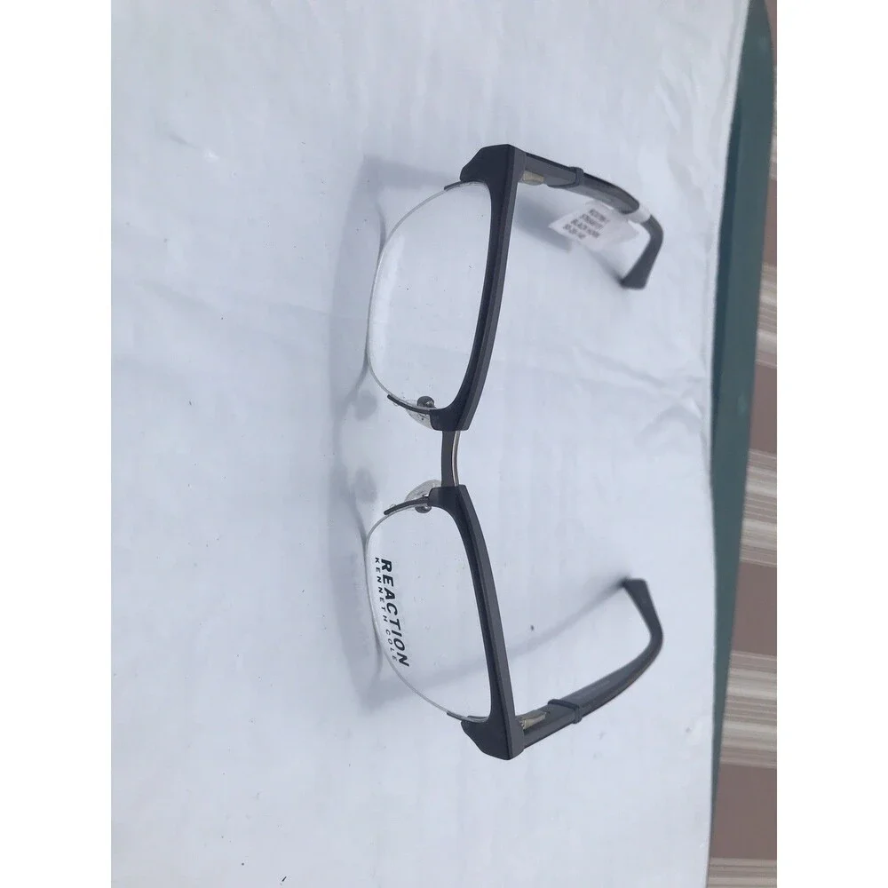 Reactions Kenneth Cole KC 0796 50/20/140 Black Horn Flex Hinge Eyeglasses